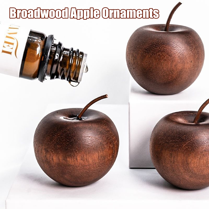 1PCS Of Wooden Apple Shaped Es - Car Fragrance Diffuser recension och pris