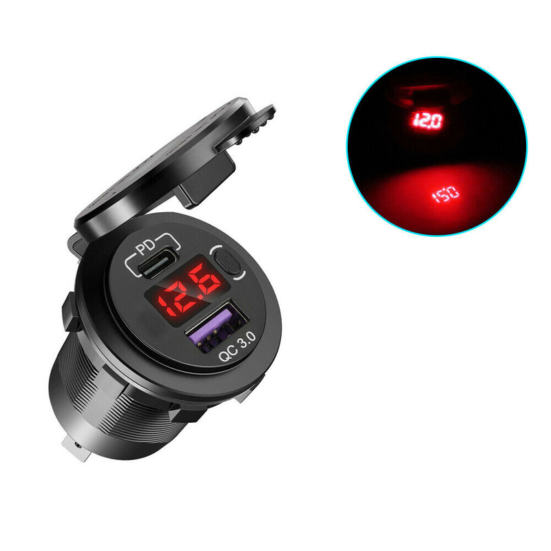 Portable QC 3.0+ PD Dual USB F - Car Accessories Qc recension och pris