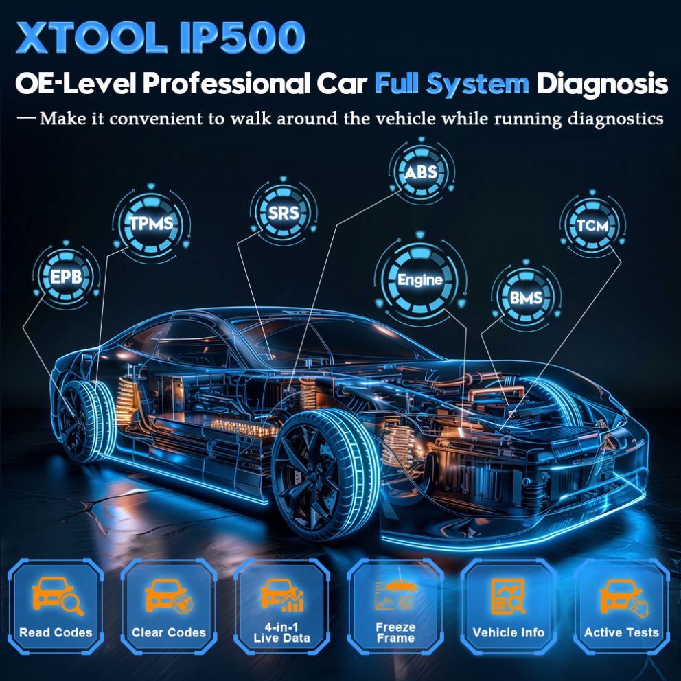 new IP500 TLS CAN FD Bi-Direct - Obd2 Scanner recension och pris