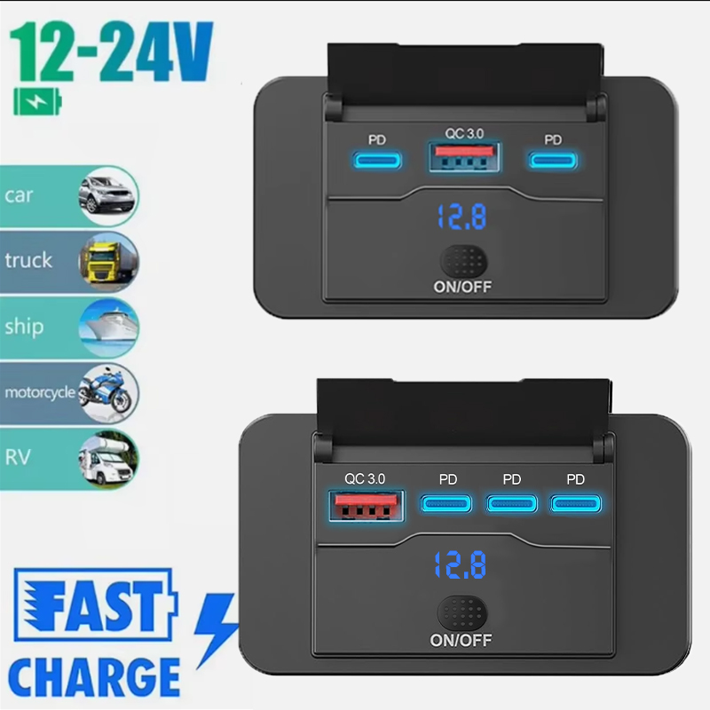 Three PD & QC 3.0 USB Car Char - Car Accessories Qc recension och pris