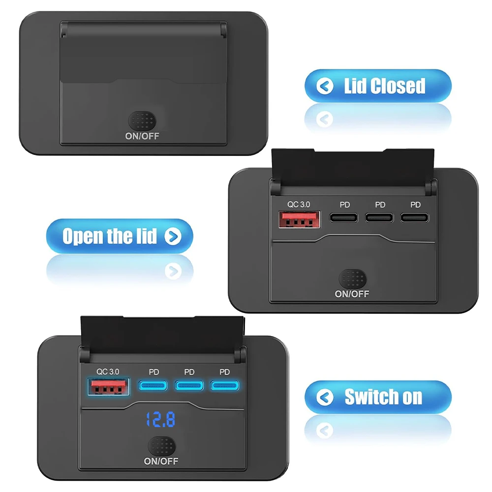 Three PD & QC 3.0 USB Car Char - Car Accessories Qc recension och pris