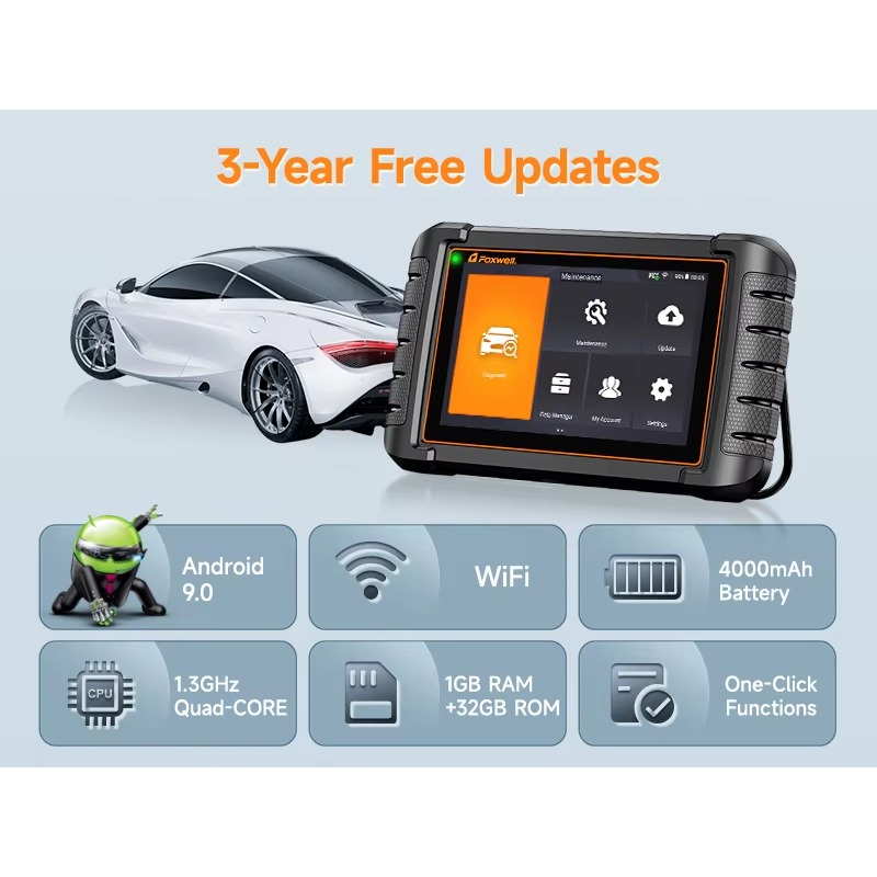 NT809BT OEM ODM Car Diagnostic - Obd2 Scanner recension och pris