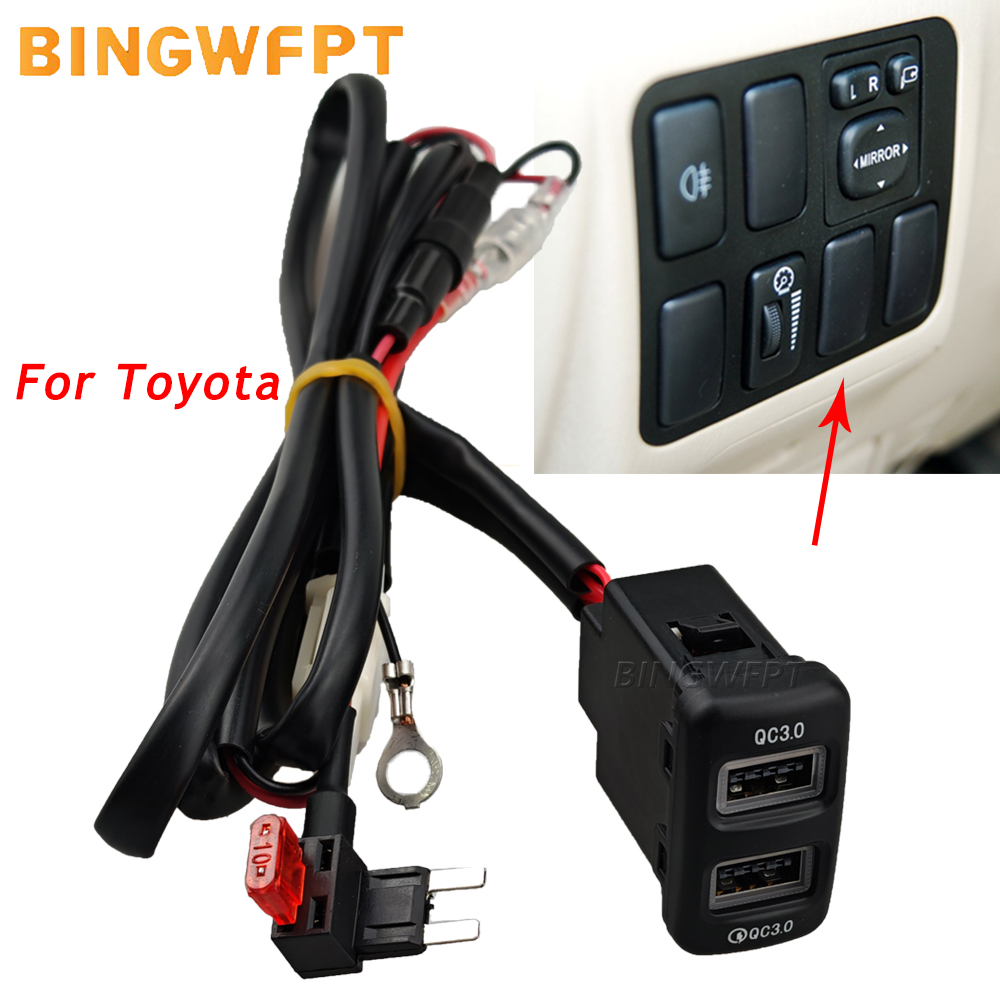 Car USB Port Socket QC Quick C - Car Accessories Qc recension och pris