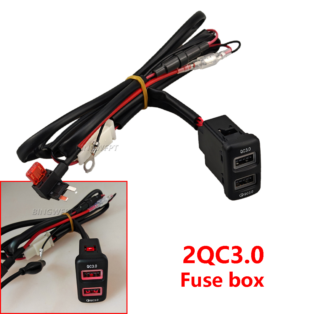 Car USB Port Socket QC Quick C - Car Accessories Qc recension och pris