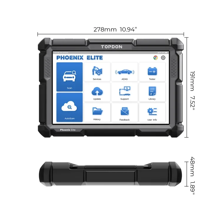 TOPDON PHOENIX ELITE Car Ecu U - Obd2 Scanner recension och pris