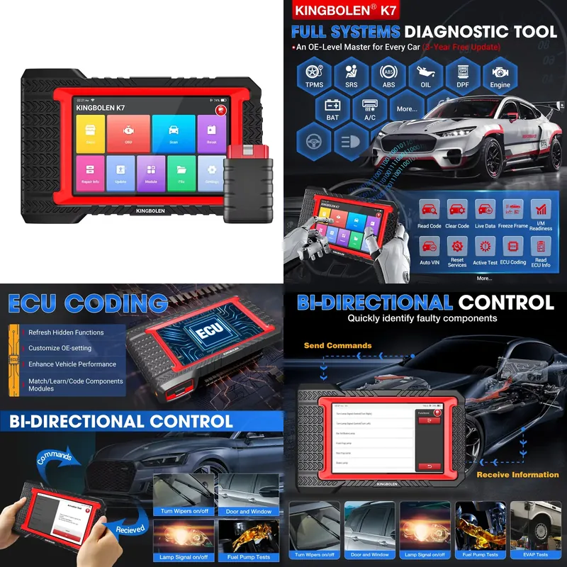Kingbolen K7 Automotive Scanne - Obd2 Scanner recension och pris