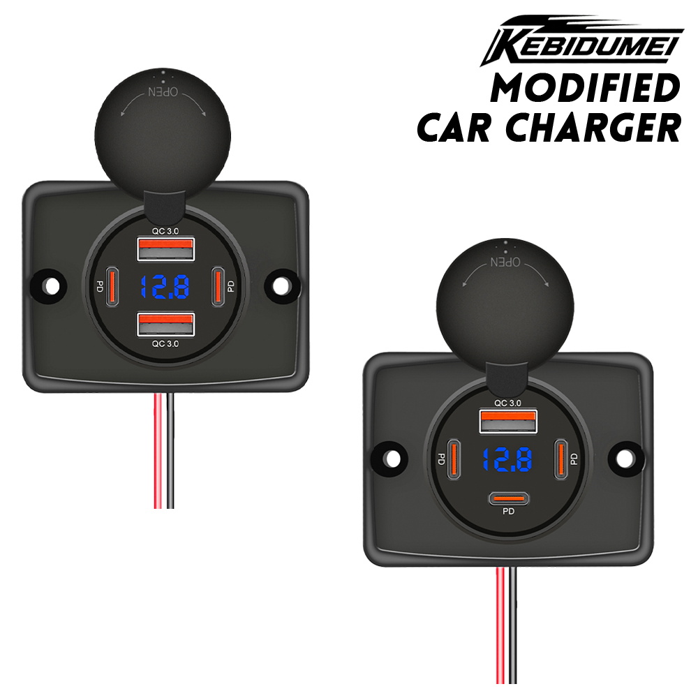 KEBIDUMEI PD+QC 4 Ports Car Ch - Car Accessories Qc recension och pris