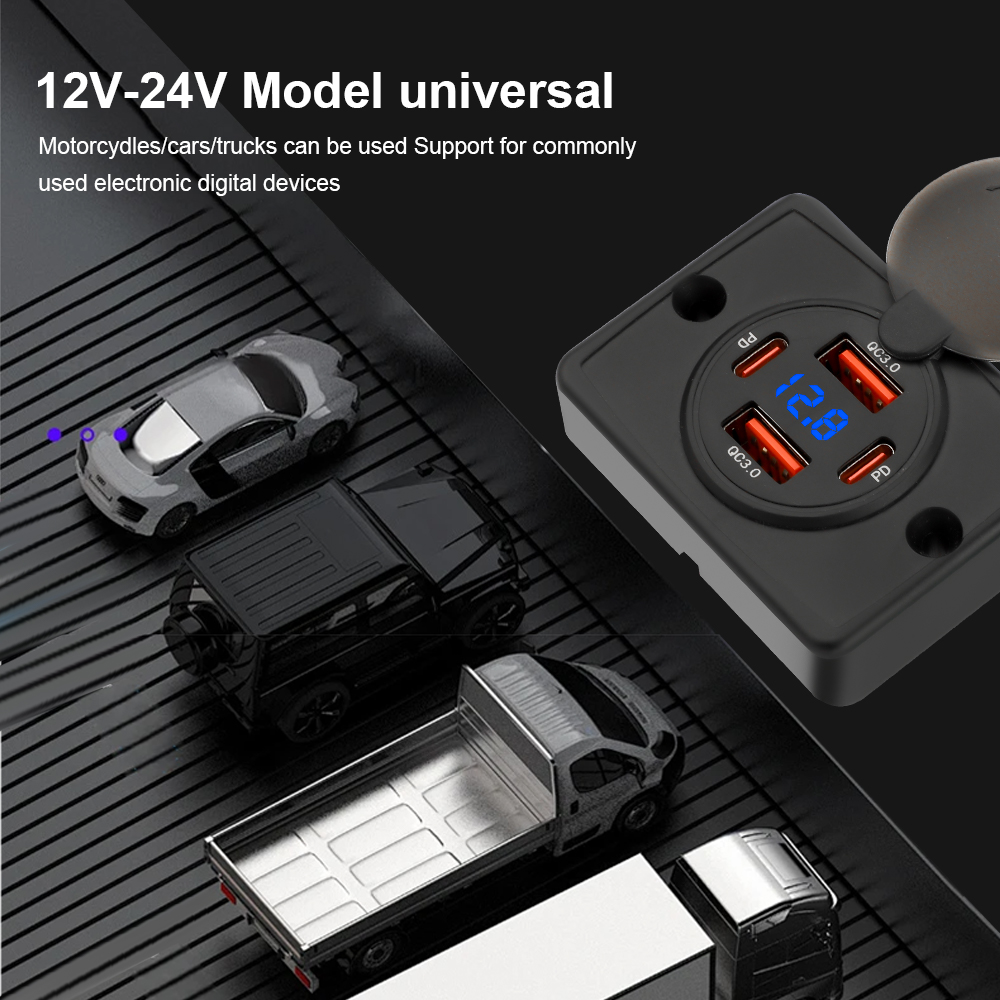 KEBIDUMEI PD+QC 4 Ports Car Ch - Car Accessories Qc recension och pris