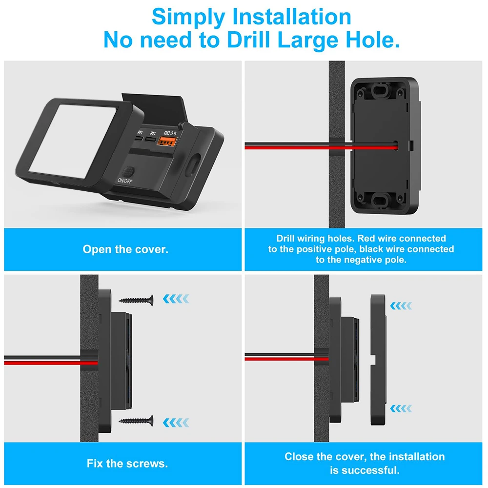 2025 4 Ports 12V RV USB Outlet - Car Accessories Qc recension och pris