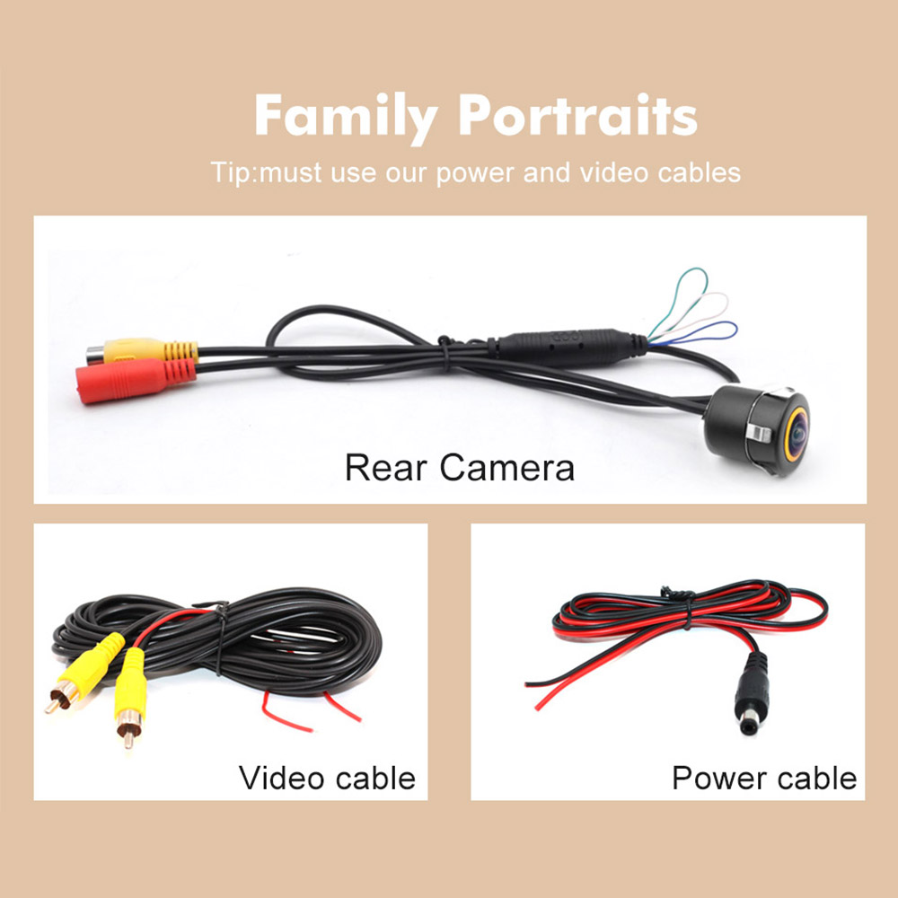 QMKJ 180 Deg 4K AHD 1080P Gold - Car Accessories Tata Punch recension och pris