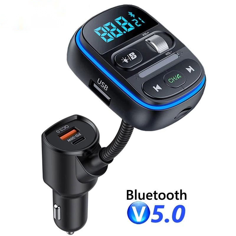 T77 Bluetooth 5.0 FM Transmitt - Car Accessories Qc recension och pris