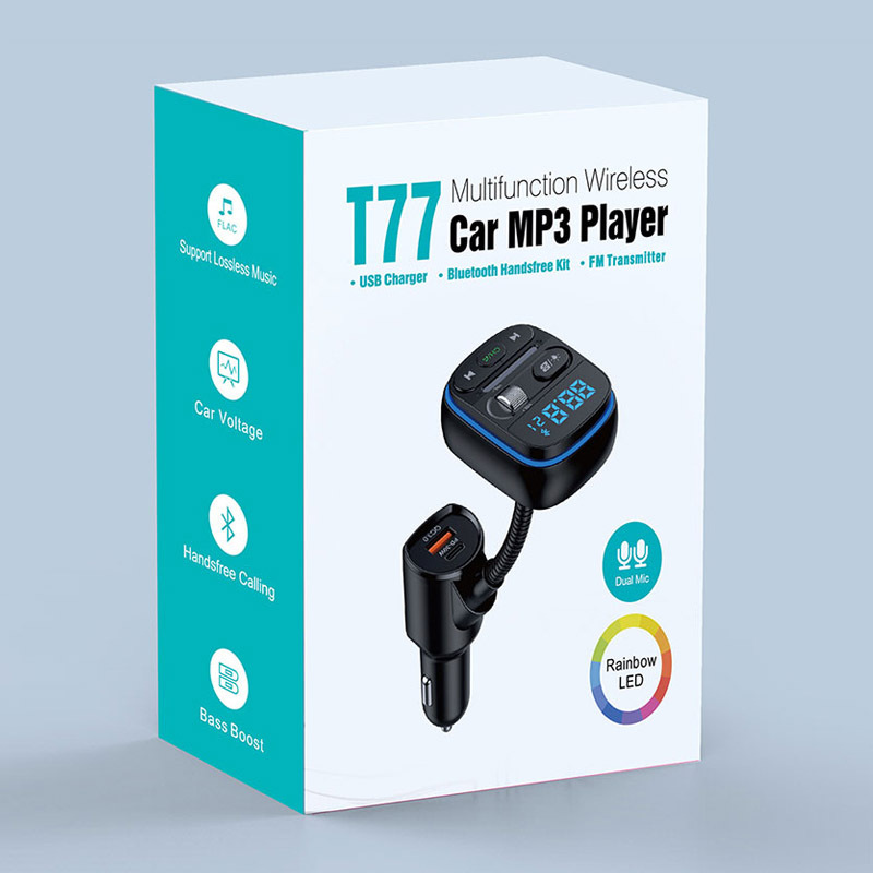 T77 Bluetooth 5.0 FM Transmitt - Car Accessories Qc recension och pris