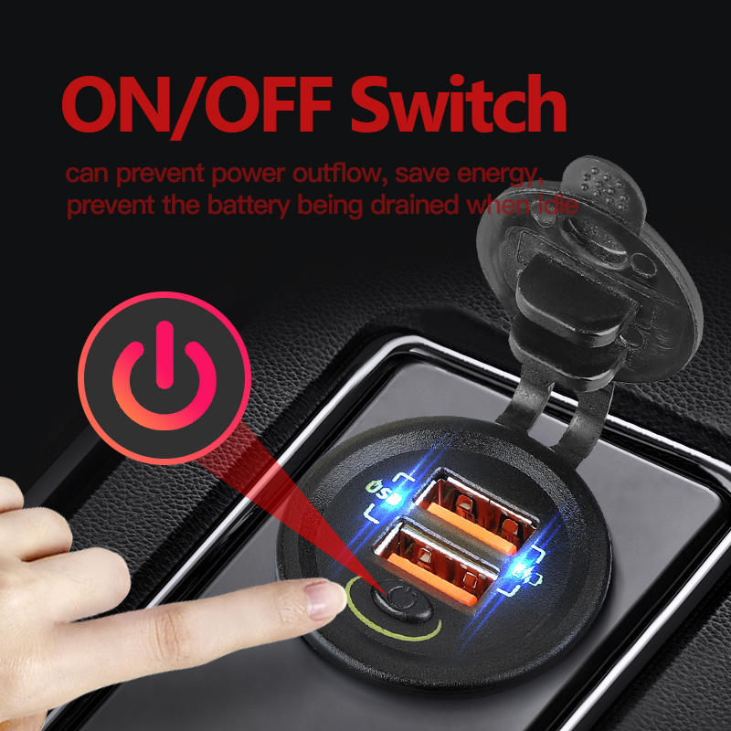 QC3.0 36W Car Usb Charger Auto - Car Accessories Qc recension och pris