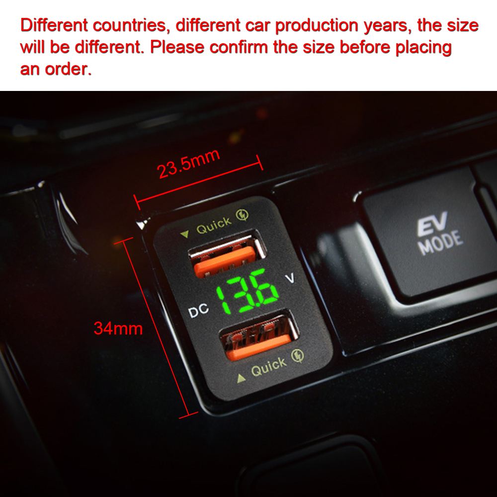 QC Car Socket Charger 12-24V V - Car Accessories Qc recension och pris
