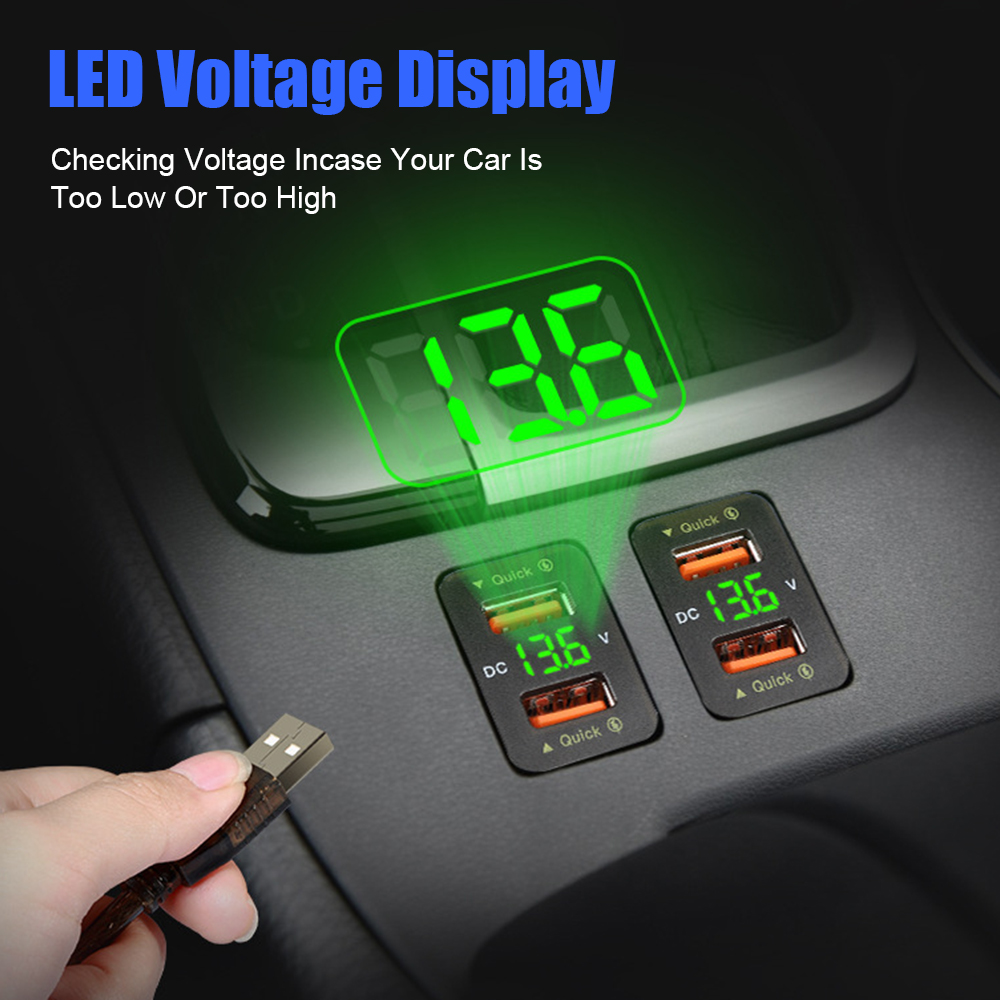 QC Car Socket Charger 12-24V V - Car Accessories Qc recension och pris