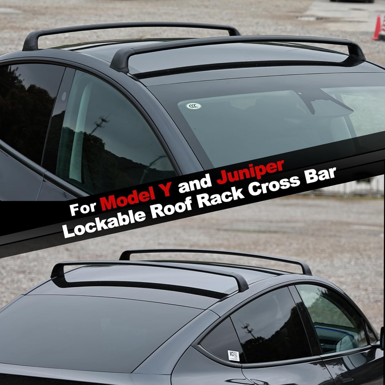 For Tesla Model Y Juniper Roof - Car Roof Rack Cross Bar recension och pris