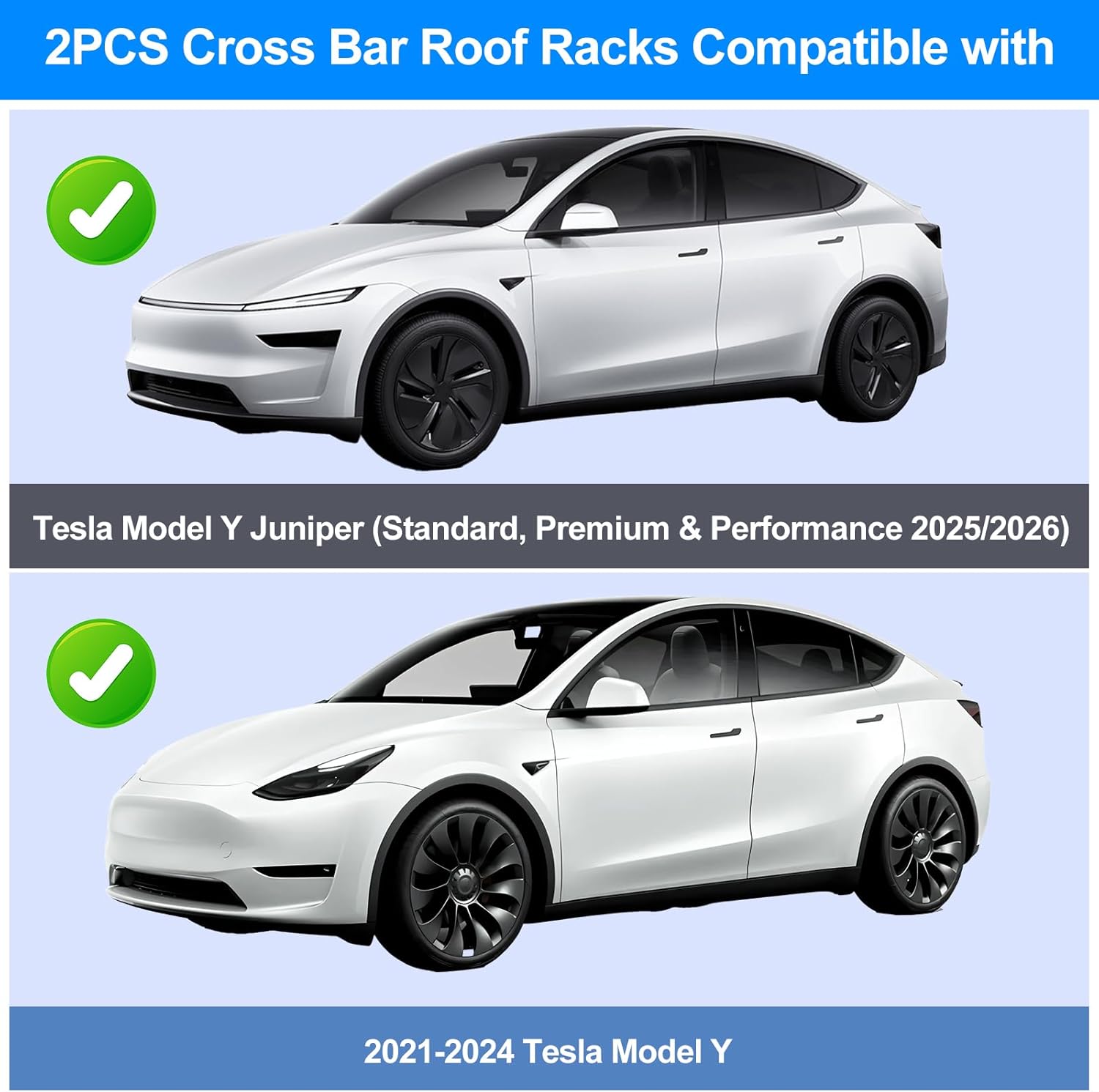 For Tesla Model Y Juniper Roof - Car Roof Rack Cross Bar recension och pris